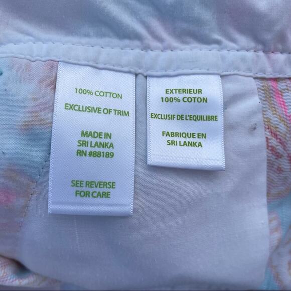 Lilly Pulitzer Walsh Shorts Breakwater Blue Tini Bikini Tropical Summer Size 4 - Picture 7 of 9